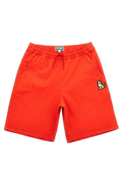 Шорты-бермуды с вышивкой Красный KENZO JUNIOR K61111ROSSOVIVO Шорты-бермуды с вышивкой Красный KENZO JUNIOR K61111ROSSOVIVO