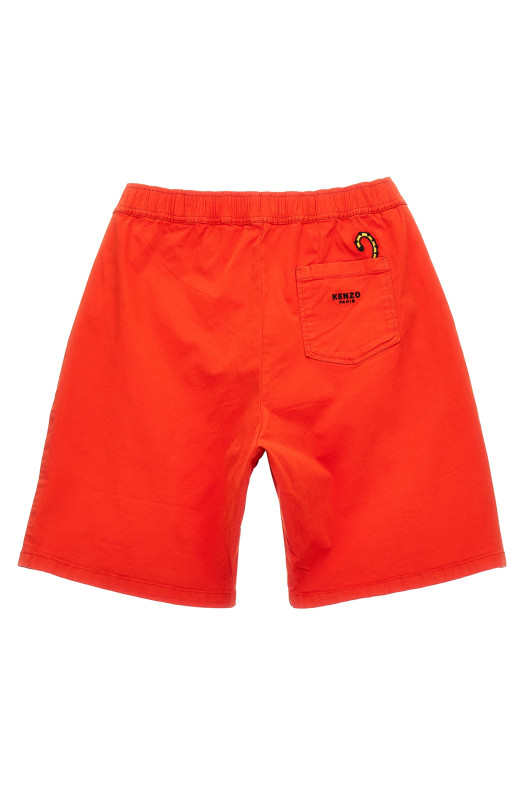 Шорты-бермуды с вышивкой Красный KENZO JUNIOR K61111ROSSOVIVO Шорты-бермуды с вышивкой Красный KENZO JUNIOR K61111ROSSOVIVO
