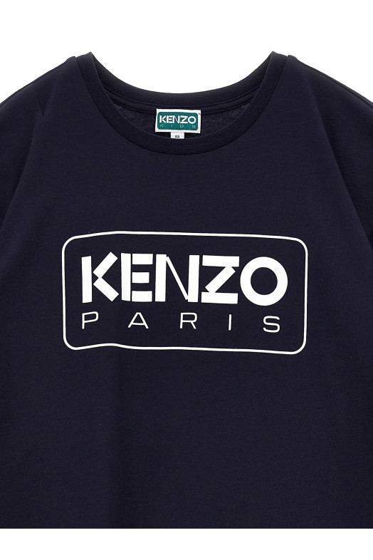 Платье с логотипом Синий KENZO JUNIOR K61021MARINE Платье с логотипом Синий KENZO JUNIOR K61021MARINE
