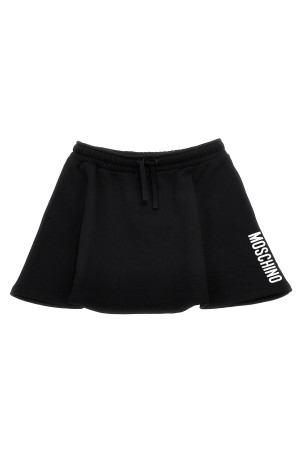 Спідниця з логотипом Чорна MOSCHINO KID TEEN HBJ02GLCA32NEROBLACK Спідниця з логотипом Чорна MOSCHINO KID TEEN HBJ02GLCA32NEROBLACK