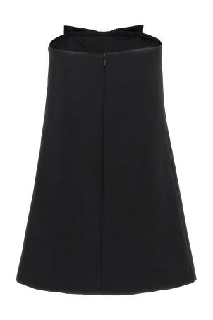 'Black Crepe Bandeau Mini' dress Black 'Black Crepe Bandeau Mini' dress Black
