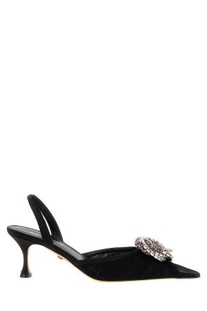 MACH & MACH 'Galaxy' slingback Black R25S086365X18BLKCPBLACK MACH & MACH 'Galaxy' slingback Black R25S086365X18BLKCPBLACK
