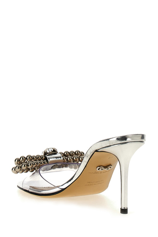 Сандалии с бантиками Серебряные R25S093585X02B32TRANSPARENTSILVER Сандалии с бантиками Серебряные R25S093585X02B32TRANSPARENTSILVER