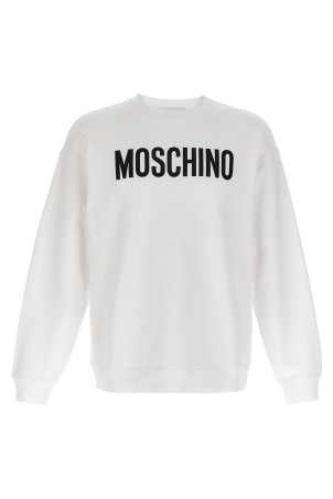 Світшот з логотипом Білий MOSCHINO A170402281001 Світшот з логотипом Білий MOSCHINO A170402281001