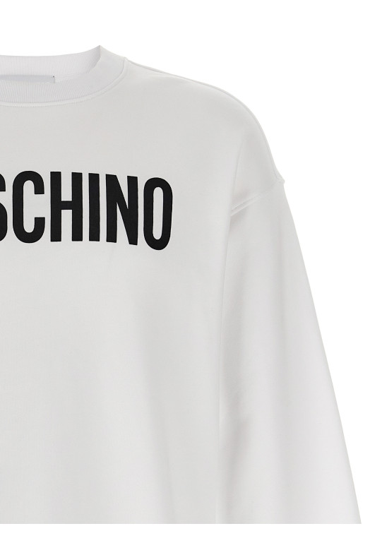 Толстовка с принтом логотипа Белый MOSCHINO A170402281001 Толстовка с принтом логотипа Белый MOSCHINO A170402281001