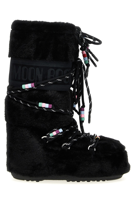 Чоботи MOON BOOT 'Icon Fauux Fur' Чорні 80D1408990N001 Чоботи MOON BOOT 'Icon Fauux Fur' Чорні 80D1408990N001