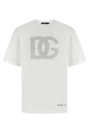 Футболка з логотипом Біла DOLCE & GABBANA G8PN9TG7O4OW0800 Футболка з логотипом Біла DOLCE & GABBANA G8PN9TG7O4OW0800