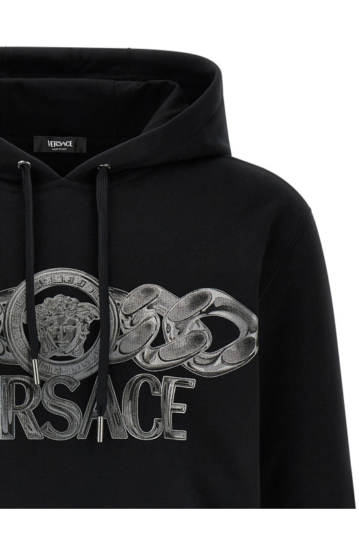 Logo print sweatshirt Black Logo print sweatshirt Black