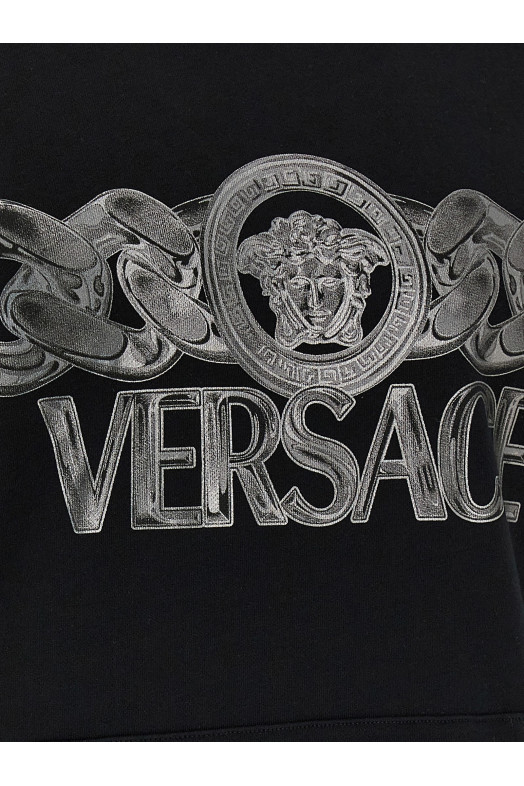 Logo print sweatshirt Black Logo print sweatshirt Black