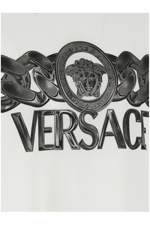 'Medusa' logo print T-shirt White 'Medusa' logo print T-shirt White