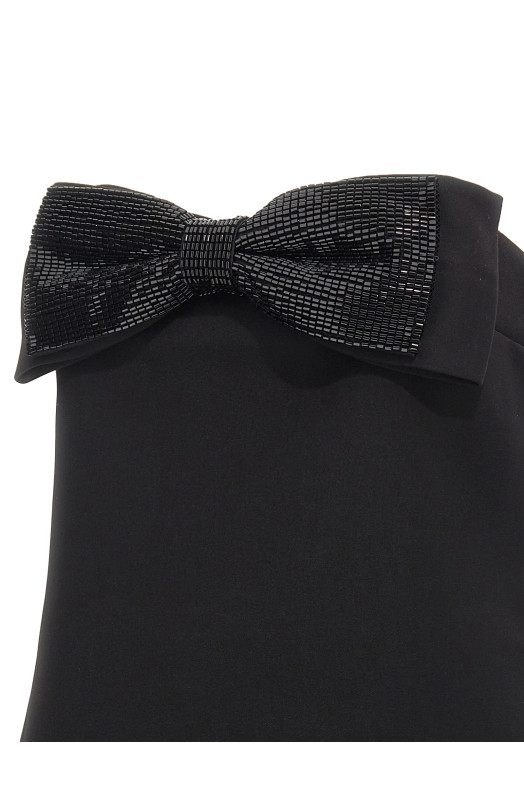 'Black Crepe Bandeau' top Black 'Black Crepe Bandeau' top Black