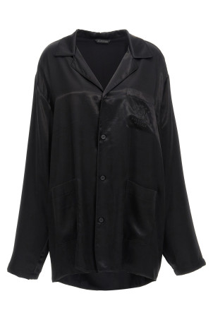Embroidery shirt Black Embroidery shirt Black