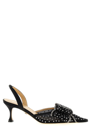 MACH & MACH 'Le Cadeau' slingback Black R25S085565X18B15BLACK MACH & MACH 'Le Cadeau' slingback Black R25S085565X18B15BLACK