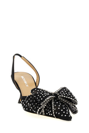 MACH & MACH 'Le Cadeau' slingback Black R25S085565X18B15BLACK MACH & MACH 'Le Cadeau' slingback Black R25S085565X18B15BLACK
