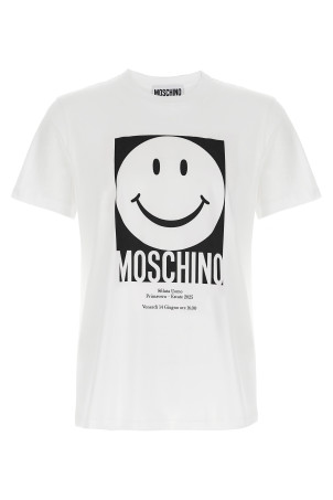 Футболка MOSCHINO 'Smiley' Белая J072302411001 Футболка MOSCHINO 'Smiley' Белая J072302411001