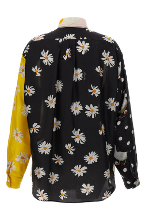 Сорочка з печворковим принтом Різнобарвна MOSCHINO A023605671888 Сорочка з печворковим принтом Різнобарвна MOSCHINO A023605671888