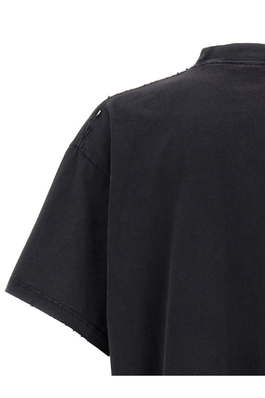 Футболка BALENCIAGA '3B Liquefied' чорна 787349TRVS81013 Футболка BALENCIAGA '3B Liquefied' чорна 787349TRVS81013