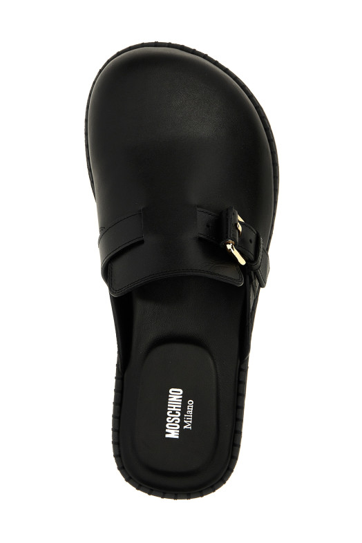 Сабо MOSCHINO 'Birky' Черный MB10152G0MGA0000 Сабо MOSCHINO 'Birky' Черный MB10152G0MGA0000