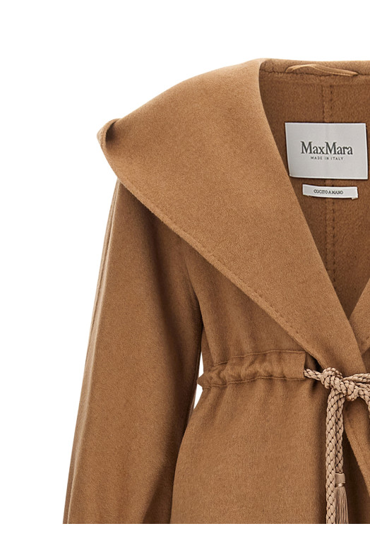 Пальто MAX MARA 'Natalin' коричневое 2511011031600001 Пальто MAX MARA 'Natalin' коричневое 2511011031600001
