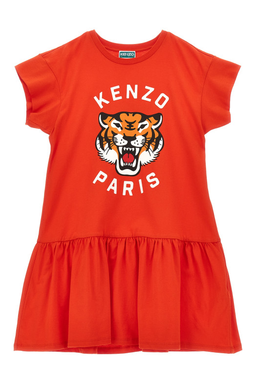 Сукня з логотипом Червона KENZO JUNIOR K61025ROSSOVIVO Сукня з логотипом Червона KENZO JUNIOR K61025ROSSOVIVO