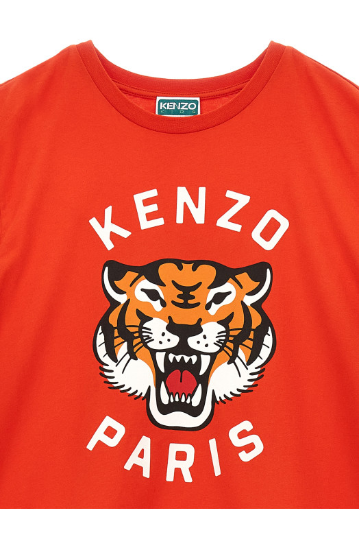 Сукня з логотипом Червона KENZO JUNIOR K61025ROSSOVIVO Сукня з логотипом Червона KENZO JUNIOR K61025ROSSOVIVO