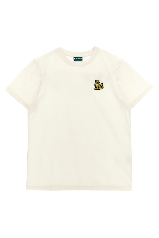 Футболка з логотипом Біла KENZO JUNIOR K61138BIANCOSPORCO Футболка з логотипом Біла KENZO JUNIOR K61138BIANCOSPORCO