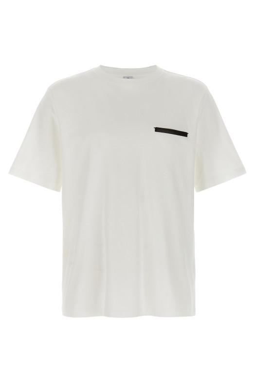 Футболка BERLUTI 'Leather Tab' белый R28JRS155001000 Футболка BERLUTI 'Leather Tab' белый R28JRS155001000