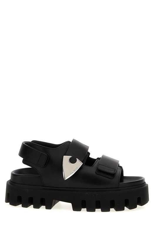 'Parachute' sandals Black