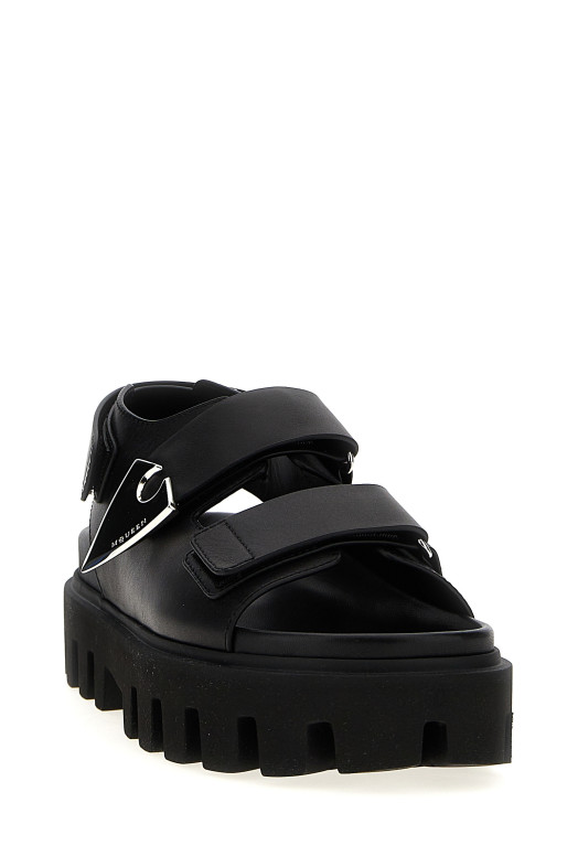 'Parachute' sandals Black