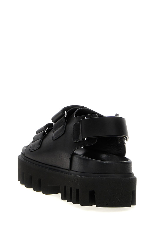 'Parachute' sandals Black