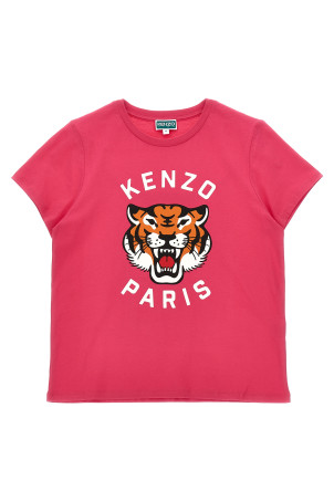 Футболка з логотипом Фуксія KENZO JUNIOR K61054LAMPONE Футболка з логотипом Фуксія KENZO JUNIOR K61054LAMPONE