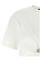 Футболка с вышивкой логотипа Белый VERSACE 10188981A136101W000 Футболка с вышивкой логотипа Белый VERSACE 10188981A136101W000