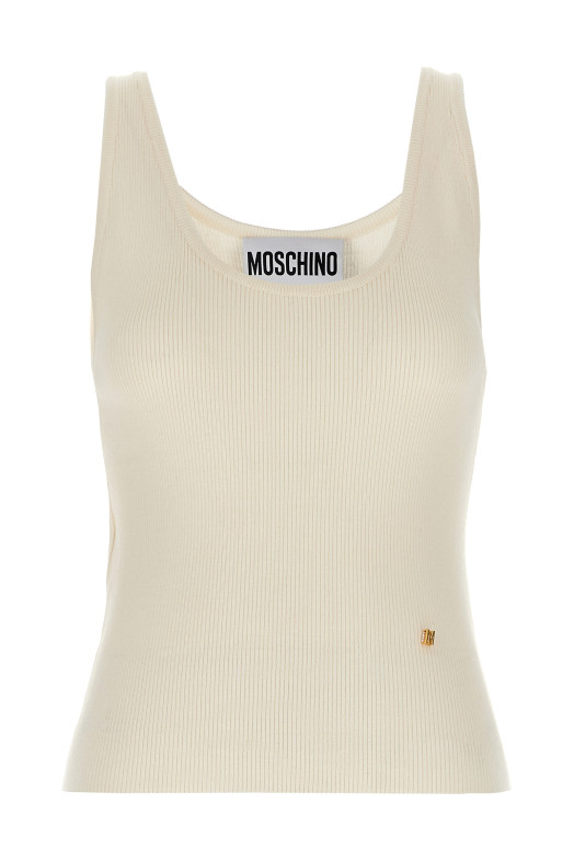 Трикотажный топ Белый MOSCHINO A088205010002 Трикотажный топ Белый MOSCHINO A088205010002