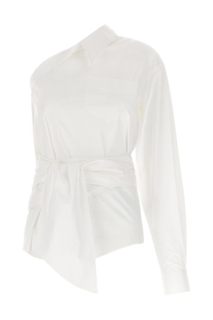 Сорочка на одне плече Біла MOSCHINO J021105312001 Сорочка на одне плече Біла MOSCHINO J021105312001