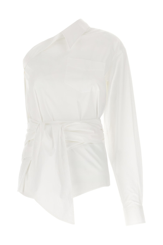 One-shoulder shirt White One-shoulder shirt White