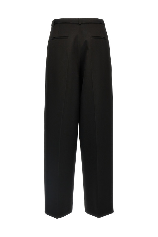 Шерстяні штани чорні JIL SANDER J04KA0116J40021001 Шерстяні штани чорні JIL SANDER J04KA0116J40021001