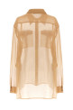 Шифоновая рубашка бежевого цвета ALBERTA FERRETTI A021616140018 Шифоновая рубашка бежевого цвета ALBERTA FERRETTI A021616140018