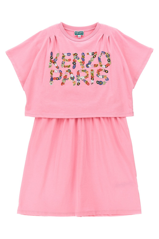 Футболка-сукня Рожевий KENZO JUNIOR K61029ROSA Футболка-сукня Рожевий KENZO JUNIOR K61029ROSA