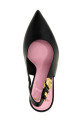 EvaBALMAIN ' slingback Black DN1UK047LVIT0PA