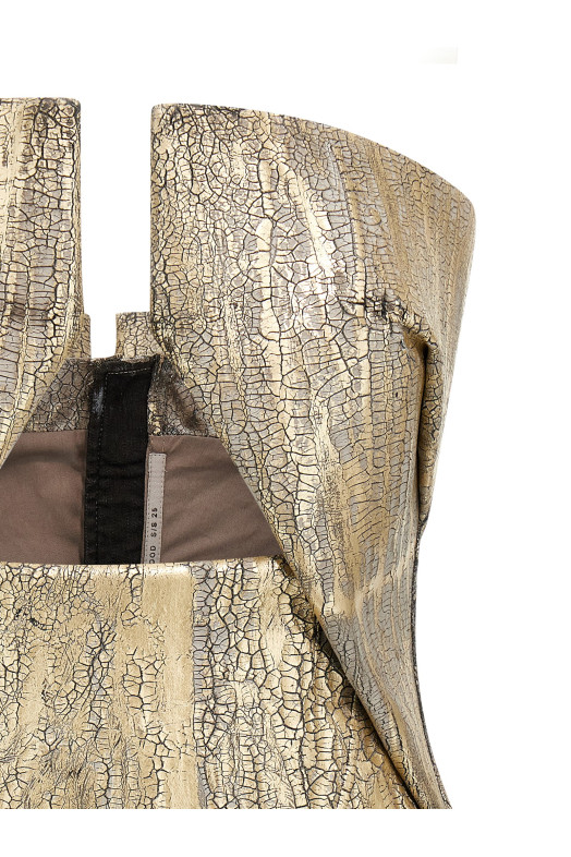 'Woven Prong' top Gold 'Woven Prong' top Gold