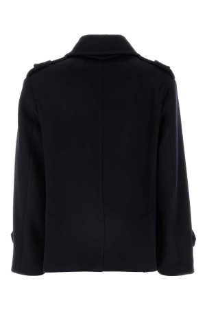 Dark blue wool blend Laveno coat MAX MARA (2421086023600) Dark blue wool blend Laveno coat MAX MARA (2421086023600)