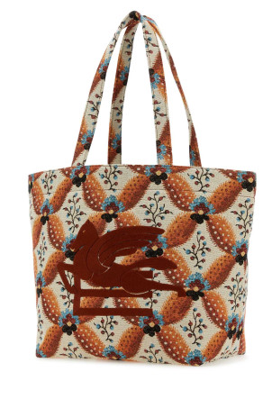 Вышитая холщовая сумка для покупок Soft Trotter ETRO (1P0487112) Вышитая холщовая сумка для покупок Soft Trotter ETRO (1P0487112)