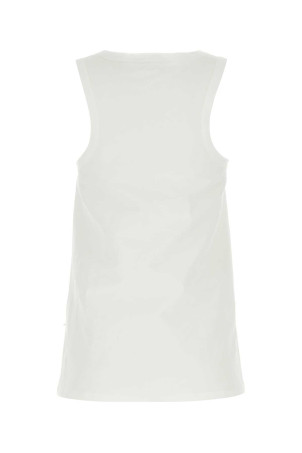 Біла майка з бавовняної суміші Supreme SPORTMAX (2321610331600) Біла майка з бавовняної суміші Supreme SPORTMAX (2321610331600)