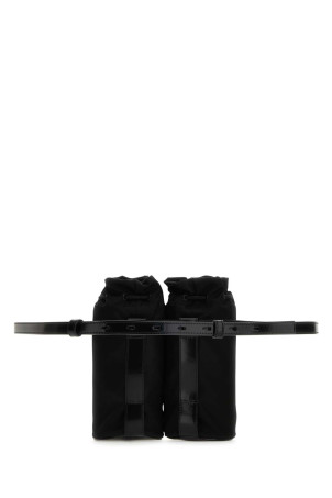 Black ECONYL® belt bag Black SALVATORE FERRAGAMO (241268760508) Black ECONYL® belt bag Black SALVATORE FERRAGAMO (241268760508)