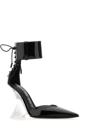 Black leather Morgan pumps White THE ATTICO (242WS627L081) Black leather Morgan pumps White THE ATTICO (242WS627L081)