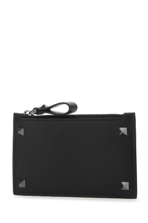 Black leather Rockstud card holder Black VALENTINO GARAVANI (2Y2P0540VH3) Black leather Rockstud card holder Black VALENTINO GARAVANI (2Y2P0540VH3)