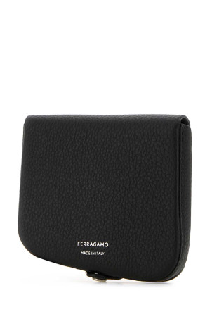 Чорний шкіряний гаманець для монет Black SALVATORE FERRAGAMO (661415775409) Чорний шкіряний гаманець для монет Black SALVATORE FERRAGAMO (661415775409)