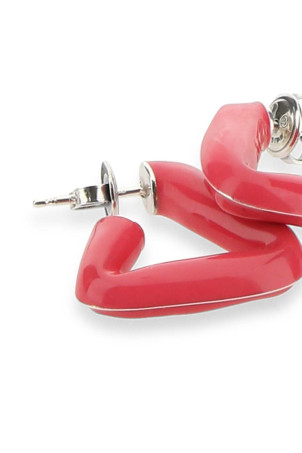 Fuchsia 925 silver Fold earrings BOTTEGA VENETA (665786V5081) Fuchsia 925 silver Fold earrings BOTTEGA VENETA (665786V5081)