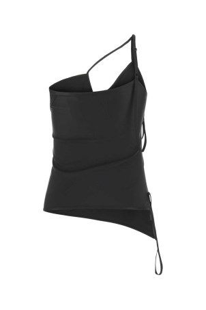 Чорний еластичний нейлоновий топ Чорний BALENCIAGA (680771TYK07) Чорний еластичний нейлоновий топ Чорний BALENCIAGA (680771TYK07)