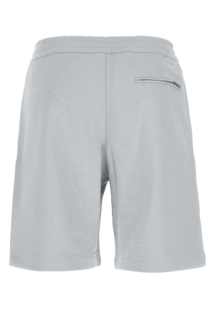 Сірі бавовняні шорти-бермуди ALEXANDER MCQUEEN (688717QUZ81)